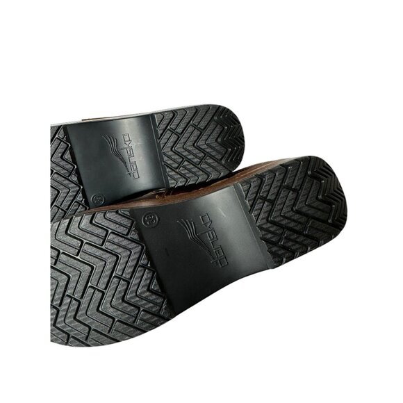 Dansko Womens Brown Leather Clogs Size 39 - Picture 8 of 10